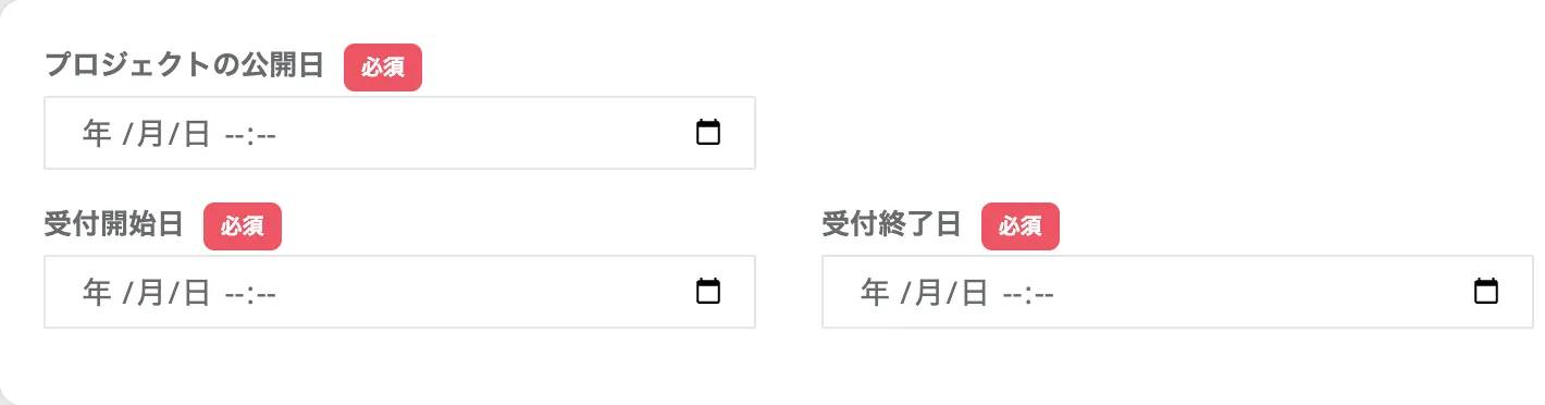 プロジェクト登録項目4